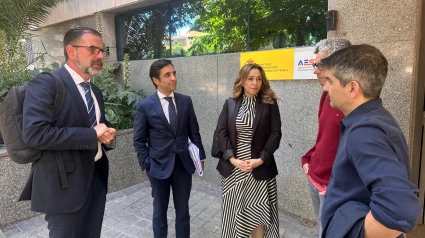 Los portavoces de Ferrol participaron en la reunión en el  Ministerio Transport