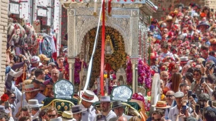 Cartel la Hermandad del Rocío de 2025 realizado por Jaime Díaz