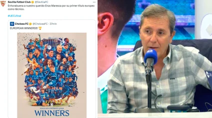 Paco González comentó el tuit del Sevilla que felicita a Enzo Maresca