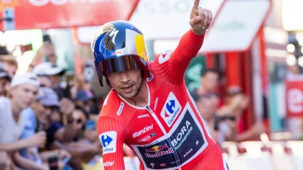 Primoz Roglic ganador de la pasada edición de la Vuelta a España.