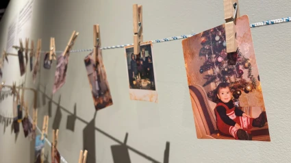 Parte de las fotos recopiladas para la exposición Andana