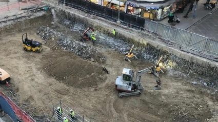 Obras línea 11 de Metro
