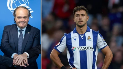 Aperribay ha hablado del futuro Zubimendi en rueda de prensa