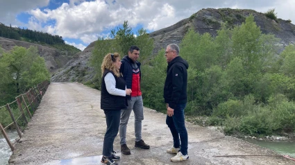 Visita al puente de Canal de Berdún
