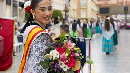 Imagen de la última ofrenda a la Patrona