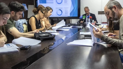 Silva en la presentación del primer estudio de satisfacción laboral en los centros educativos de Cantabria