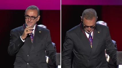 Carlos Herrera, durante su discurso en Sevilla