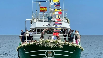 O Cantiño es el barco que portará a la Virgen del Carmen