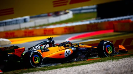 Piastri durante la calificación del GP de España de Fórmula 1