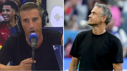 Joseba Larrañaga y Luis Enrique
