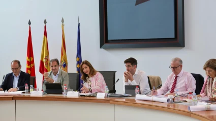 Reunión del equipo de gobierno de Natalia Chueca en el Seminario