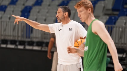 Ibon Navarro, entrenador.