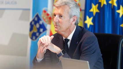 Alfonso Rueda presidiendo el Consello de la Xunta