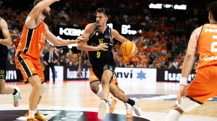 Nico Brussino en acción de partido