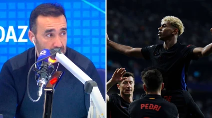 Juanma Castaño y Lamine Yamal