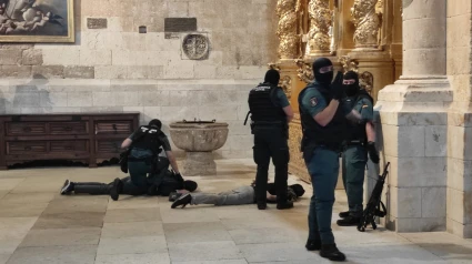 Simulacro de la Guardia Civil en Toro