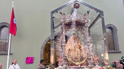 Imagen de la Virgen del Pino en Vecindario