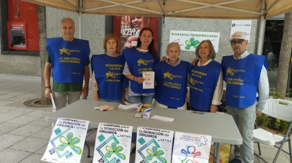 Mesa informativa donación órganos