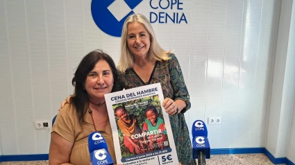 Ada Oteiza y María Mut de Manos Unidas Dénia