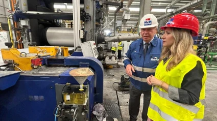 La vicepresidenta, Mar Vaquero, ha visitado Iberfoil