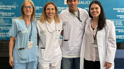 Equipo de la Unidad de coordinación de Trasplantes de Ourense