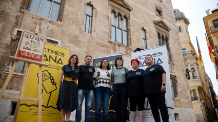 Las víctimas de la DANA, frente al Palau de la Generalitat