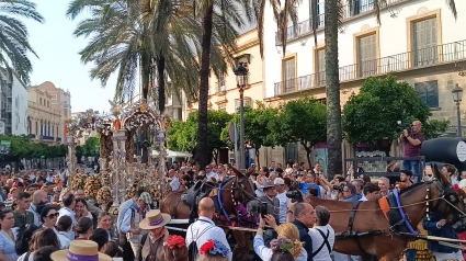 Inicio del Camino para la Hermandad del Rocío de Jerez