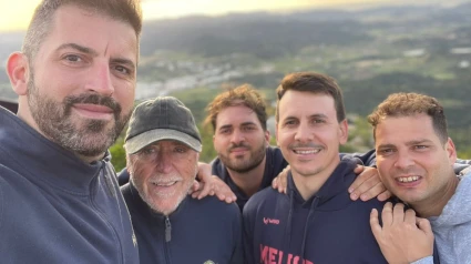 Javi Zamora, técnico del Hestia, tras subir al Monte Toro