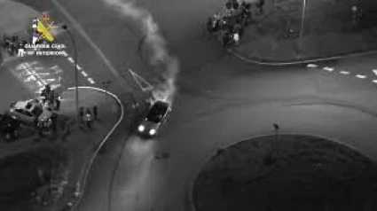 Imagen de carreras ilegales en O Campiño