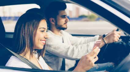 Viaje en coche con copiloto