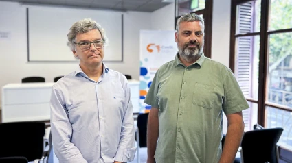 Ramon García, presidente del COVIB, y Andreu Oliver, presidente de CEVE Balears