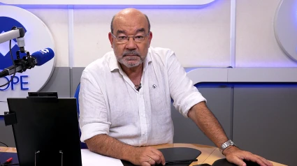 Ángel Expósito durante el videoblog