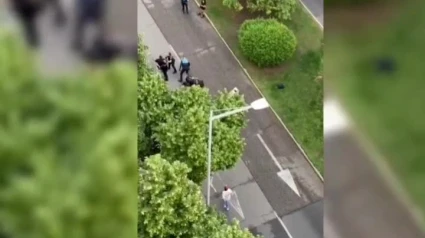 Pelea en C/Rizarzuela de Palencia