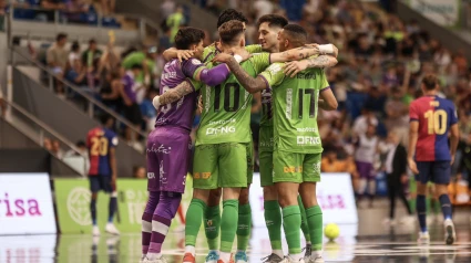 Imagen del Illes Balears Palma Futsal el pasado sábado