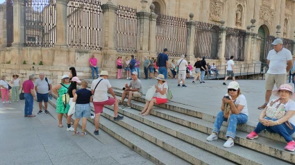 Turistas en Jaén