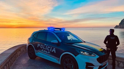Imagen de archivo de la Policía Local de Calp