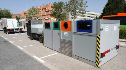 Contenedores del Punto Limpio móvil de Toledo
