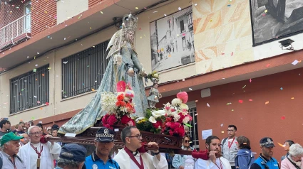Salida de la Virgen de la Concha en este 2025