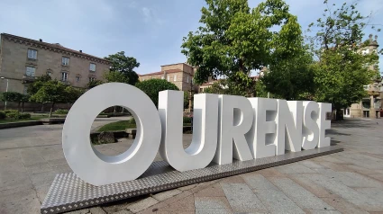 Letras de Ourense en la ciudad