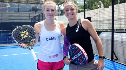 Sara Errani en el Premier Padel de Italia