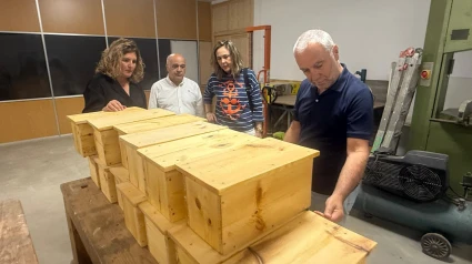 Las cajas nido están listas para ser entregadas