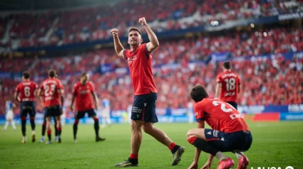 Jesús Areso, en el último partido de Osasuna en El Sadar