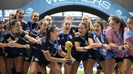 Celebración en la anterior edición de la Donosti Cup