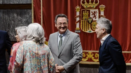 El fiscal General del Estado, Álvaro García Ortiz y el ministro de Interior, Fernando Grande Marlaska
