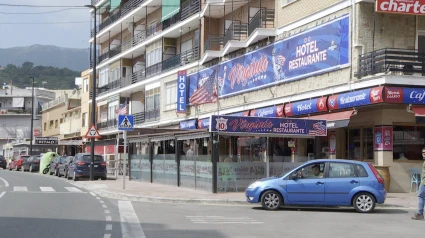 Imagen del local donde han ocurrido los hechos en Favara