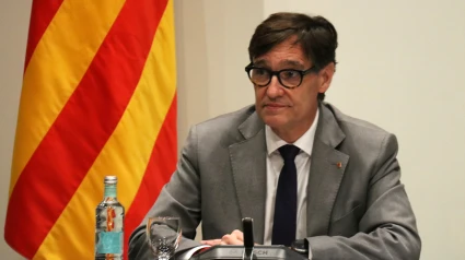 Salvador Illa en la reunión