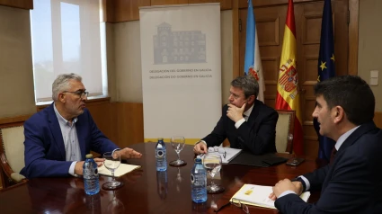 Reunión de Miguel Fernández con el secretario de Estado de Transportes