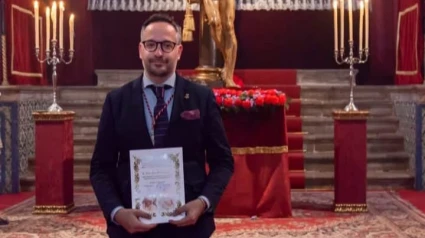 Antonio Ortega, Hermano Mayor de la Cofradía de la Aurora
