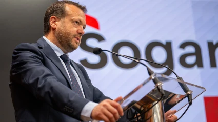 El presidente de Sogarpo interviene en la Junta General