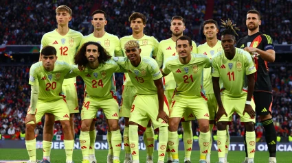 Once inicial con el que España se enfrentó a Portugal en la final de la Nations League.